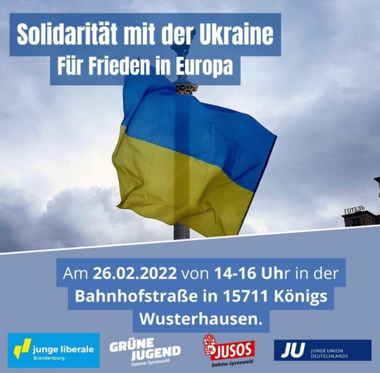 Solidarität mit der Ukraine!